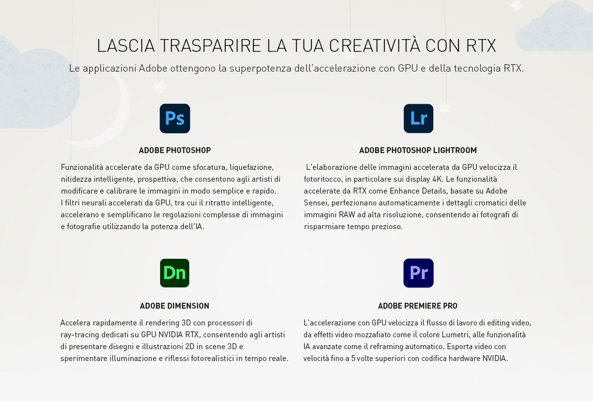 Notebook NVIDIA STUDIO per Creators