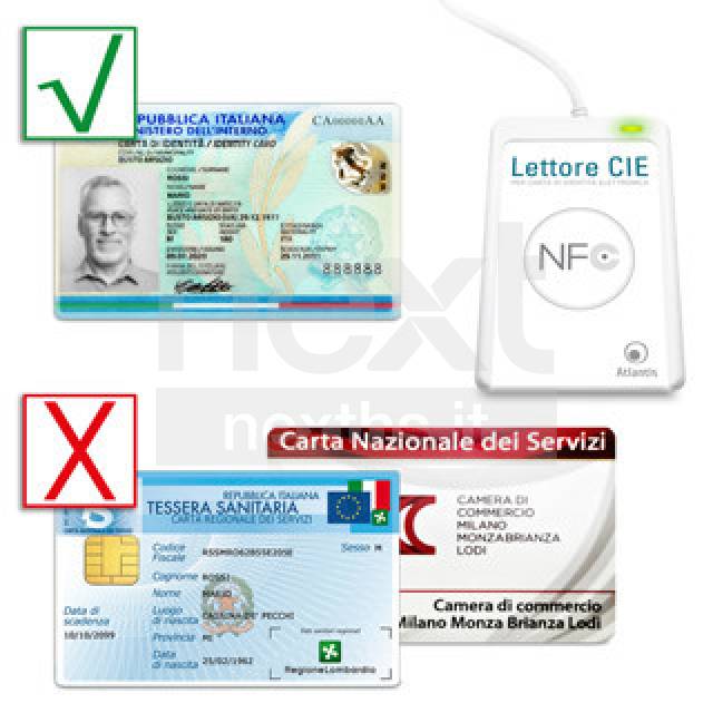 Atlantis Lettore Contactless Carta di Identita' Elettronica italiana CIE  3.0